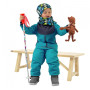 Softshell hlače za mališane s runom Unuo Softshell Sherpa Basic