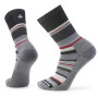 Muške čarape Smartwool Everyday Light Cushion Saturnsphere Crew siva/crvena