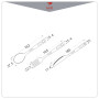 Pribor za jelo Keith Titanium 3-Piece Titanium Cutlery Set