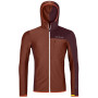 Muška jakna Ortovox Fleece Light Grid Hooded Jacket