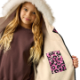 Dječji nepromočivi kaput Regatta Junior Waterproof Changing Robe Pro Pink