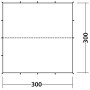 Cerada za šator Robens Tarp 3 x 3 m (green)