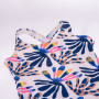 Dječji kupaći Aquawave Salava Jr - Summer Beige Flower Print