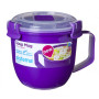 Šalica Sistema Small Soup Mug Color Ljubičasta
