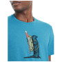 Muška majica Icebreaker Men Central Classic SS Tee Otter Paddle