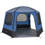 Šator na napuhavanje Vango AirHub Hex plava Skyblue