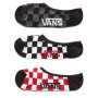 Čarape Vans MN Classic Super No Show 9.5-13, 3Pk crvena/bijela