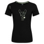 Ženska majica Chillaz Valencia Happy Alpaca crna Black