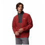 Muška dukserica Columbia Sequoia Grove™ Ii Fz Fleece crvena Red Oxide, Shark