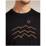 Muške funkcionalne majice Icebreaker Merino Blend 125 Cool-Lite™ Sphere SS Tee Across the Peaks