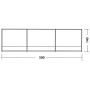 Zaklon Easy Camp Windscreen Grey