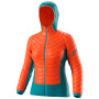 Ženska jakna Dynafit Tlt Light Ins. W Hooded Jkt plava/narančasta iowa/8200