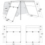 Bočna strana šatora Outwell Fallcrest Side Panel Set
