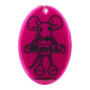 Privjesak Boll Reflective Pendant 4 ružičasta Magenta