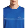 Muška majica Icebreaker Men Merino 150 Tech Lite SS Tee Range Stripes