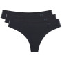 Ženske gaćice Under Armour PS Thong 3 Pack crna Black/Black/Black