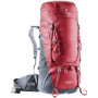 Ruksak Deuter Aircontact 45+10 (2020) boja vina CranberryGraphite