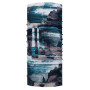 Višenamjenski šal Buff Coolnet UV+ siva/bijela/crna HarqStoneBlue
