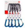 Pakiranje kompleta za penjanje Ocún Hawk Qd Combi Bio-Dyn-Ring 15 mm 10 cm 5-Pack plava/siva