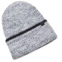 Ženska kapa Under Armour W Halftime Cozy Beanie siva Anthracite / White / Anthracite