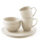 Set posuđa Outwell Bamboo Dinner Set 2 persons bijela