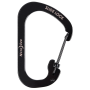 Karabiner bez matice Nite Ize SlideLock Stainless Steel crna Černá