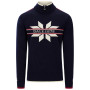 Muški džemper Dale of Norway Nåle Masc. Sweater tamno plava/bijela Marine Offwhite