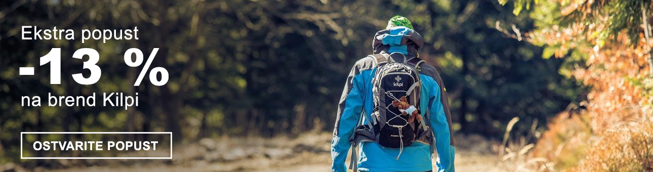 Ekstra popust - 13% na brend Kilpi