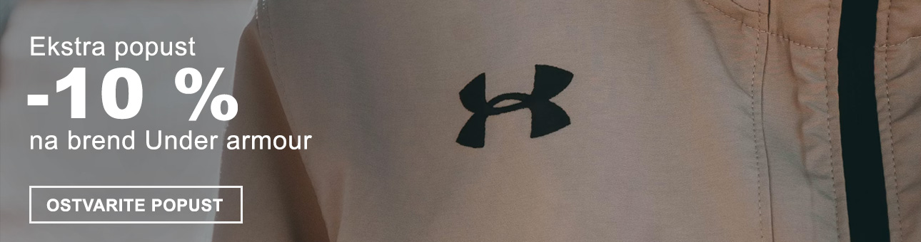 Ekstra popust -10% na brend UNDER ARMOUR