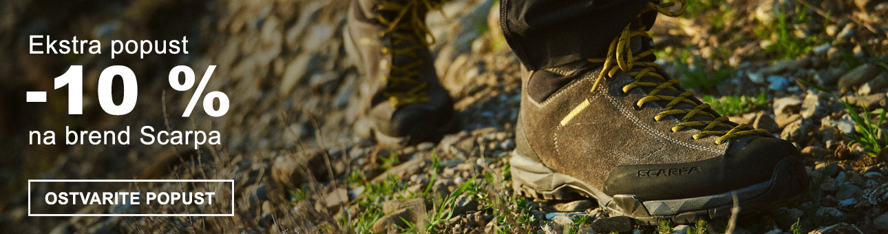 Ekstra popust -10% na brend SCARPA