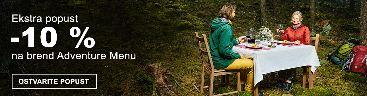 Ekstra popust -10% na brend Adventure Menu